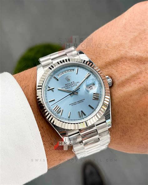 Rolex Day-Date ice blue